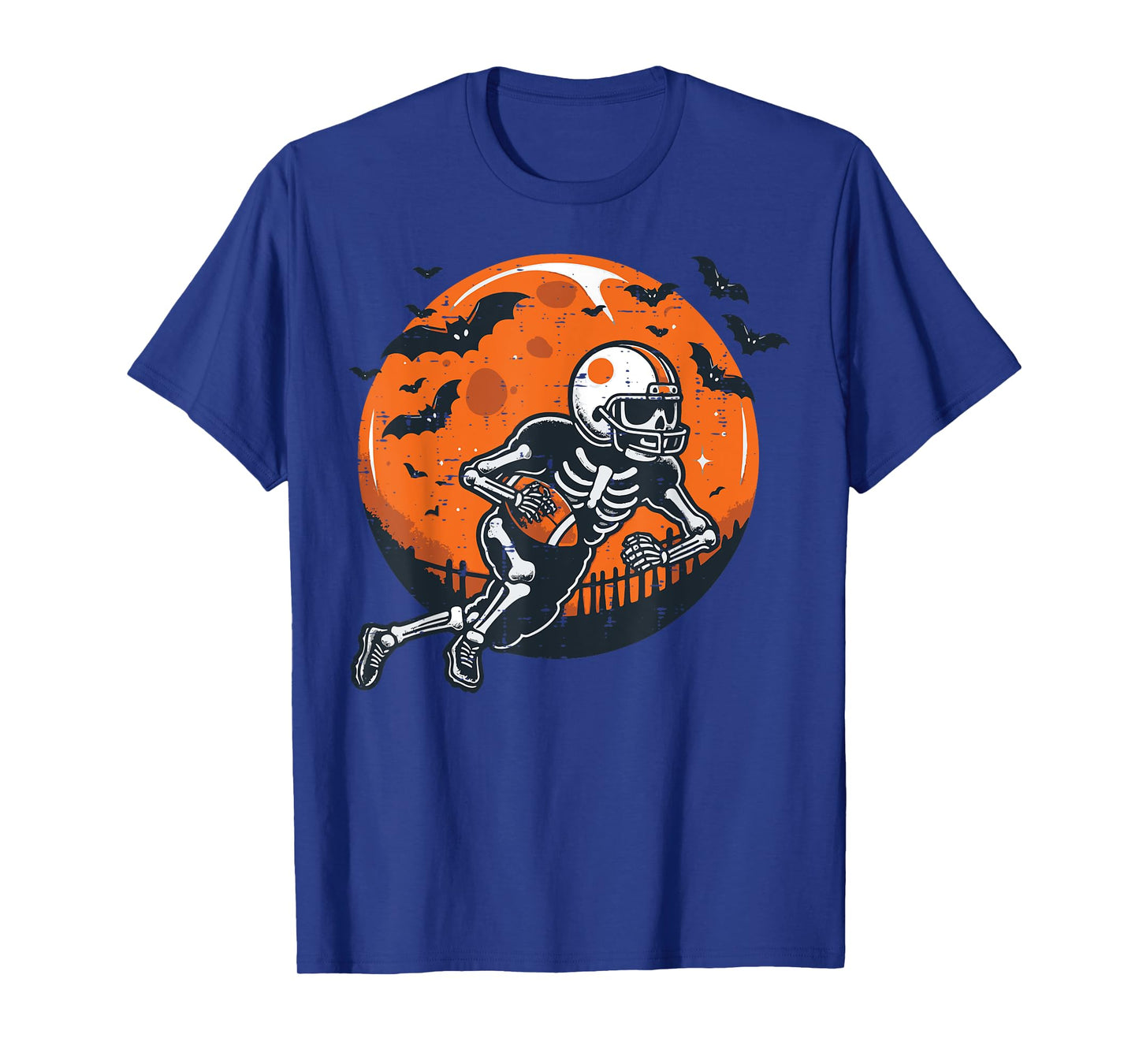 Halloween Skeleton American Football Costume Boys Kids Men T-Shirt