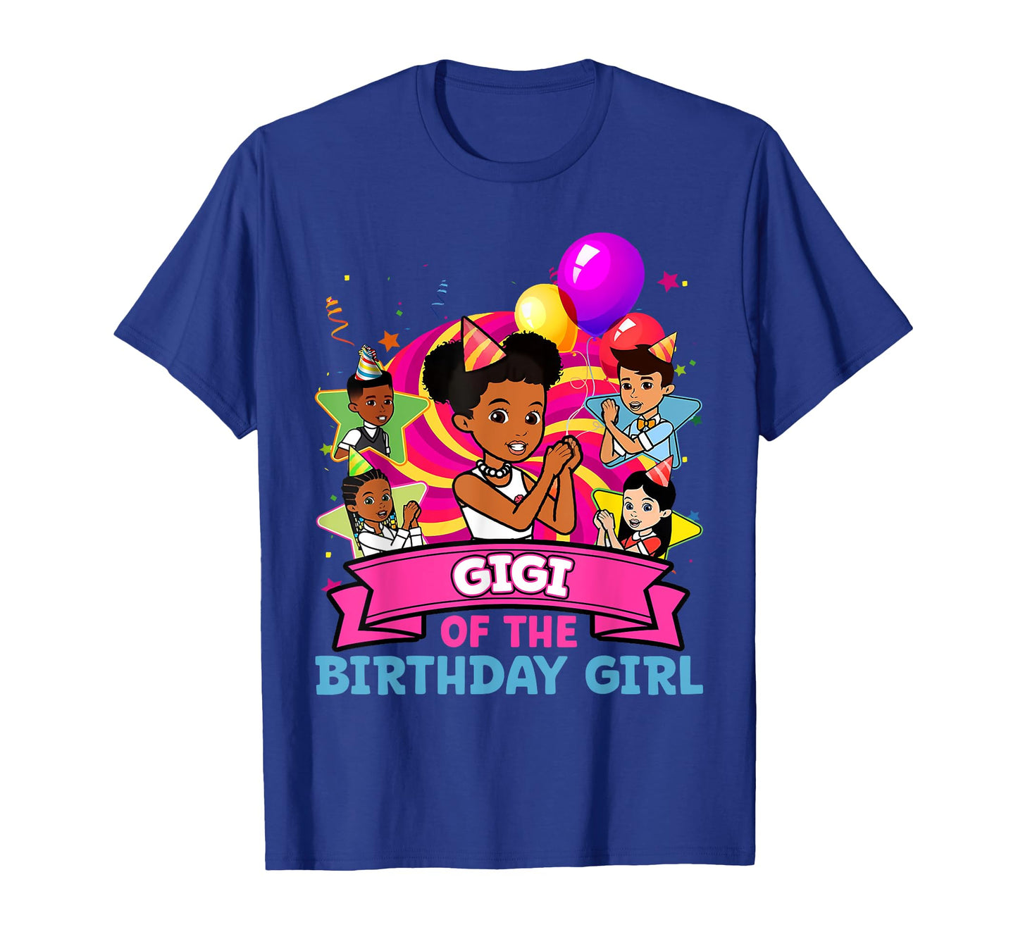 Gigi the Birthday Girl Party Pink Doll Family Decorations T-Shirt