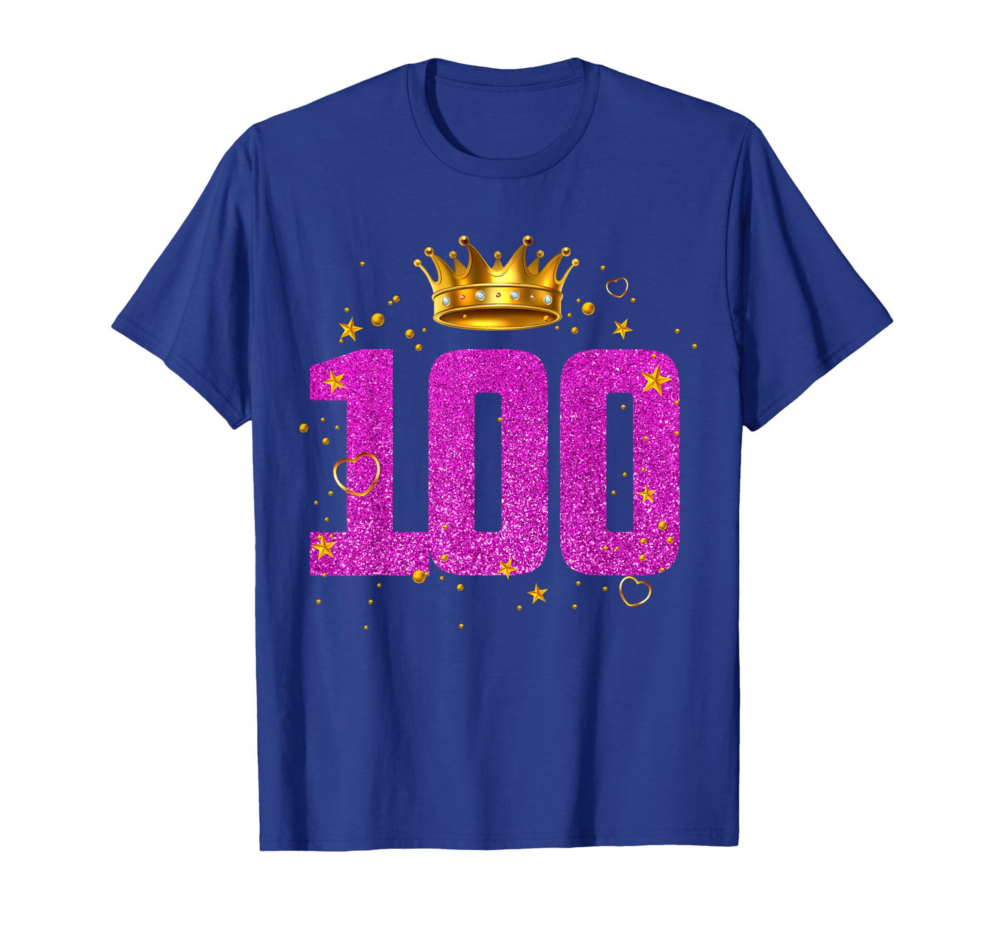 100 Year Old Birthday Crown 100th B-Day Crew Party Friends T-Shirt