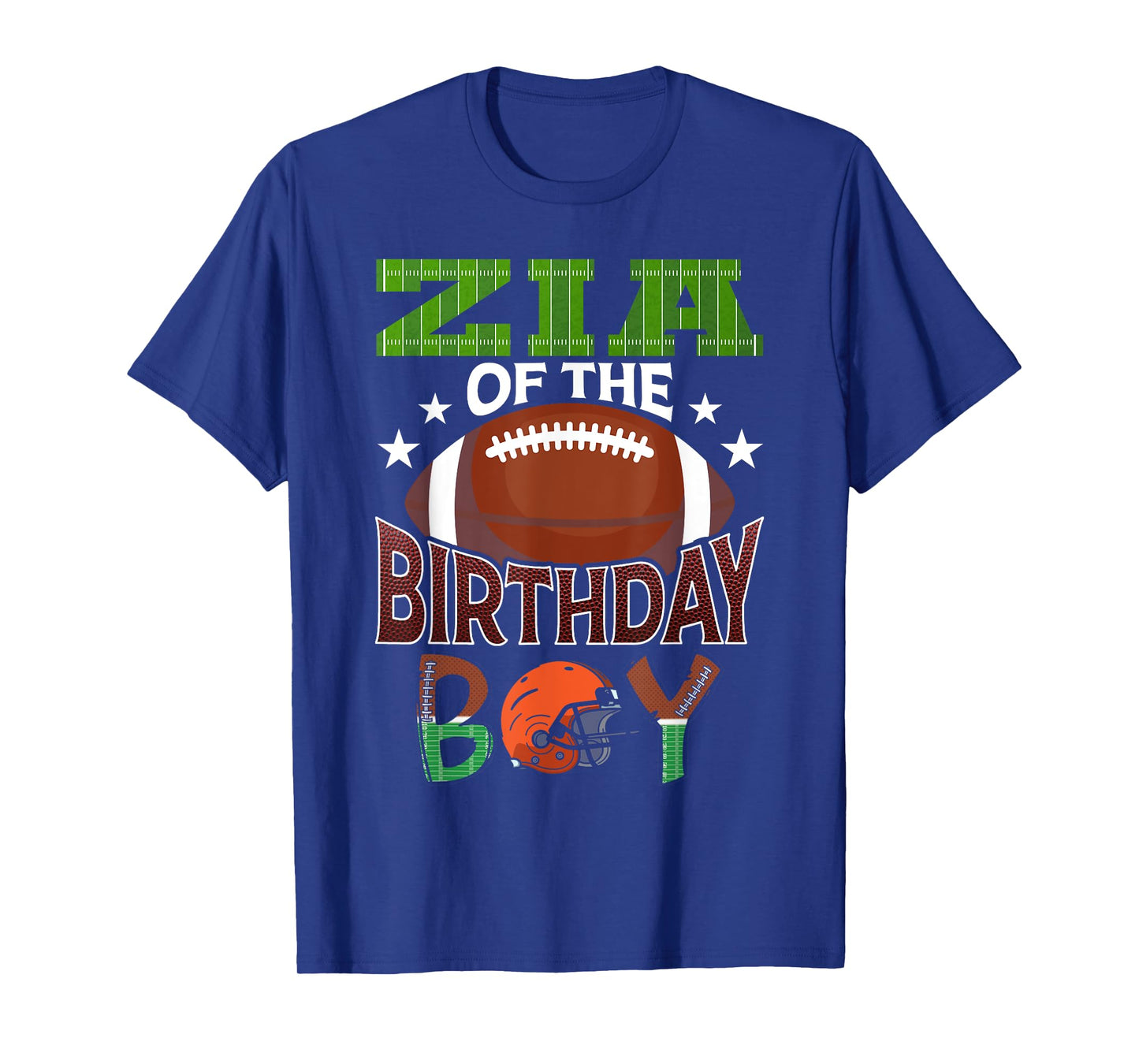 Zia of The Birthday Boy Football Party Family Matching T-Shirt