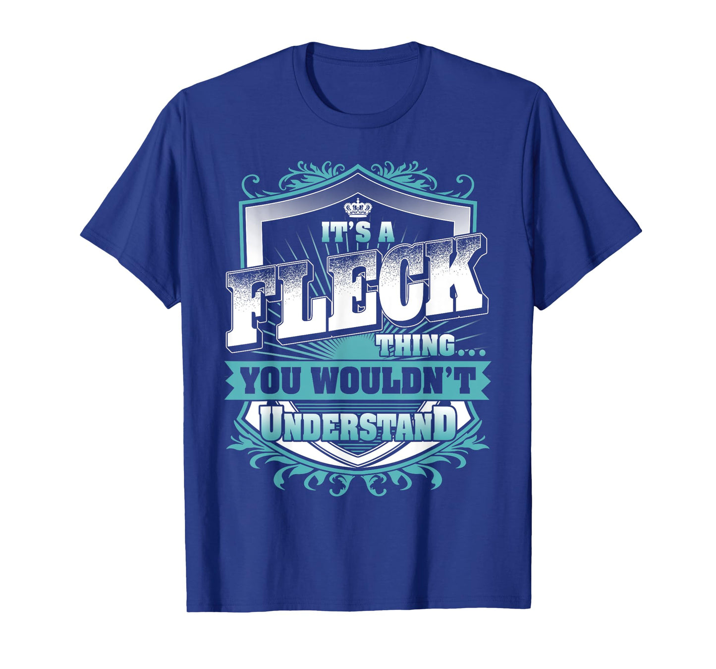 It's A FLECK Thing You Wouldn't Understand Name Vintage T-Shirt