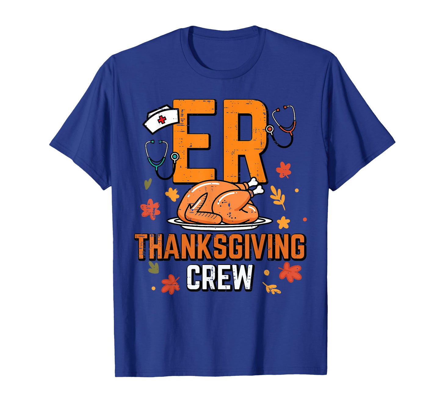 ER Thanksgiving Crew Emergency Department Nurse Fall Women T-Shirt
