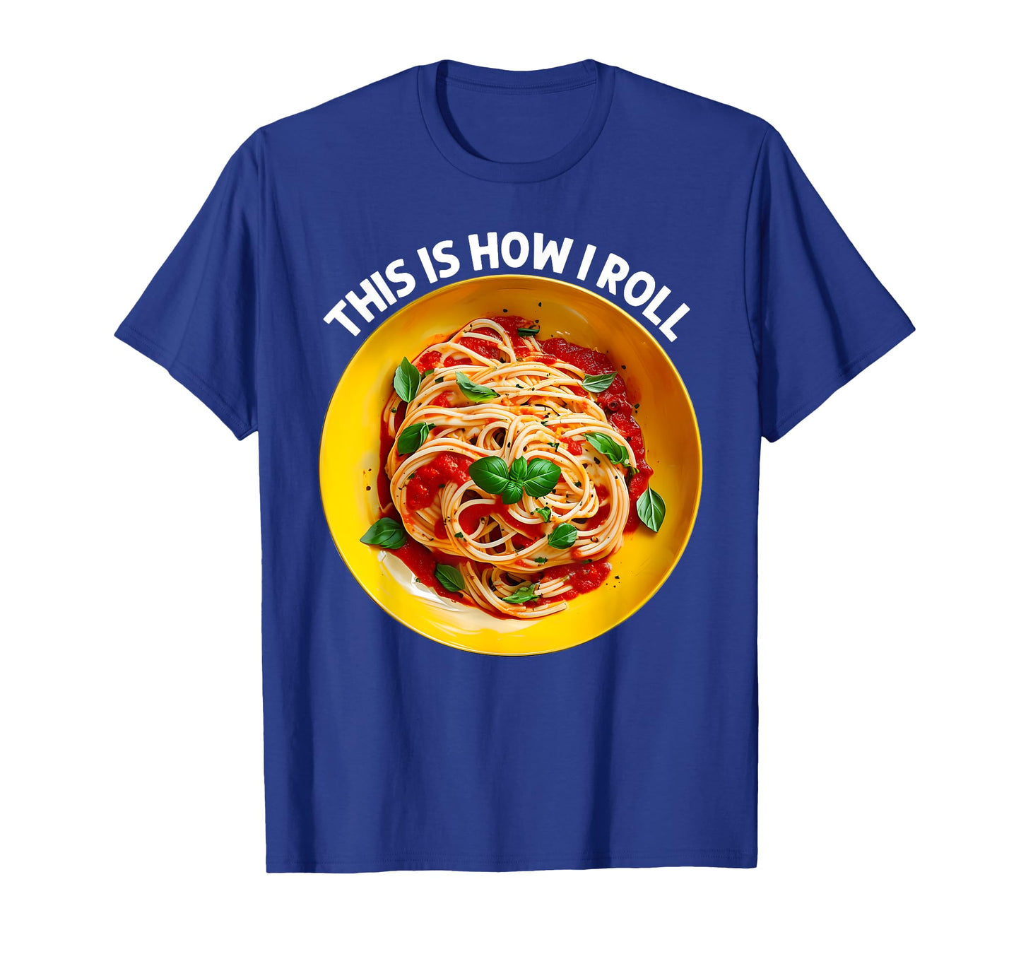 Cool Spaghetti Art For Men Women Italian Foodie Pasta Lover T-Shirt