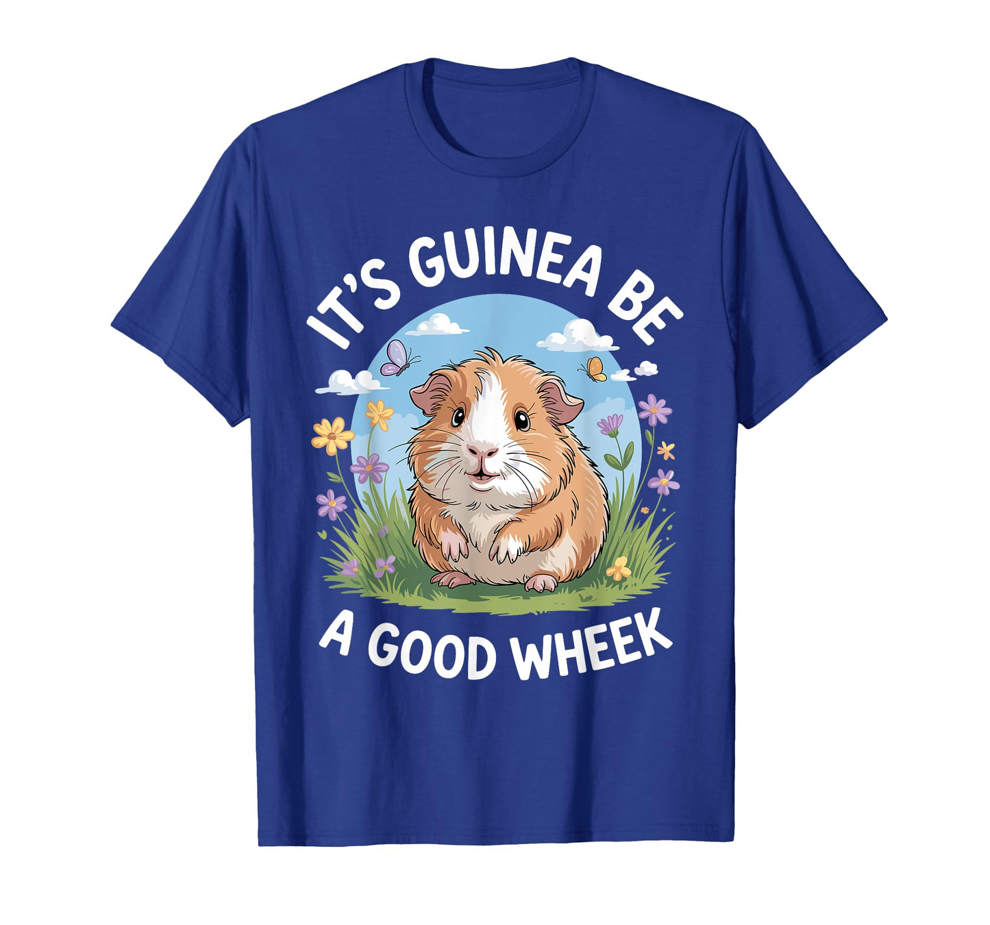 Funny Guinea Pig Art for Men Women Kids Guinea Pig Lovers T-Shirt