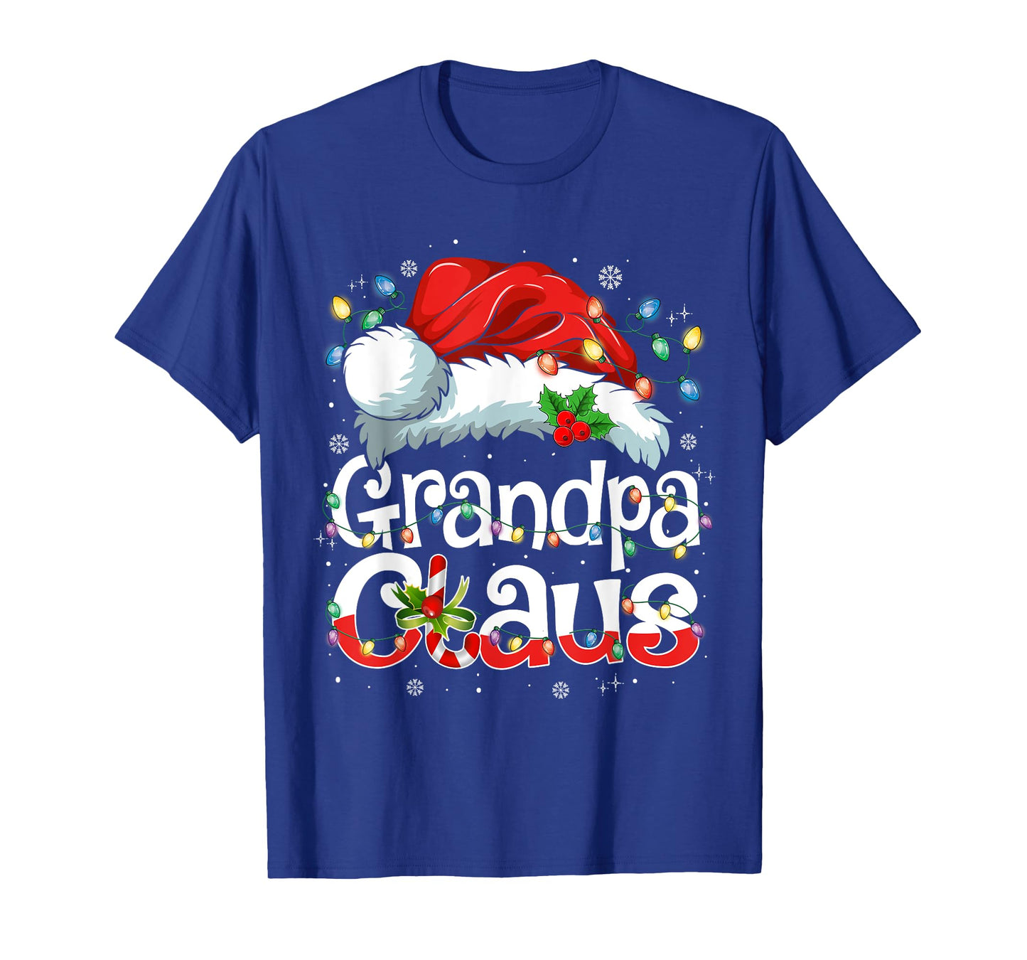 Grandpa Claus Xmas Santa Matching Family Christmas Pajamas T-Shirt