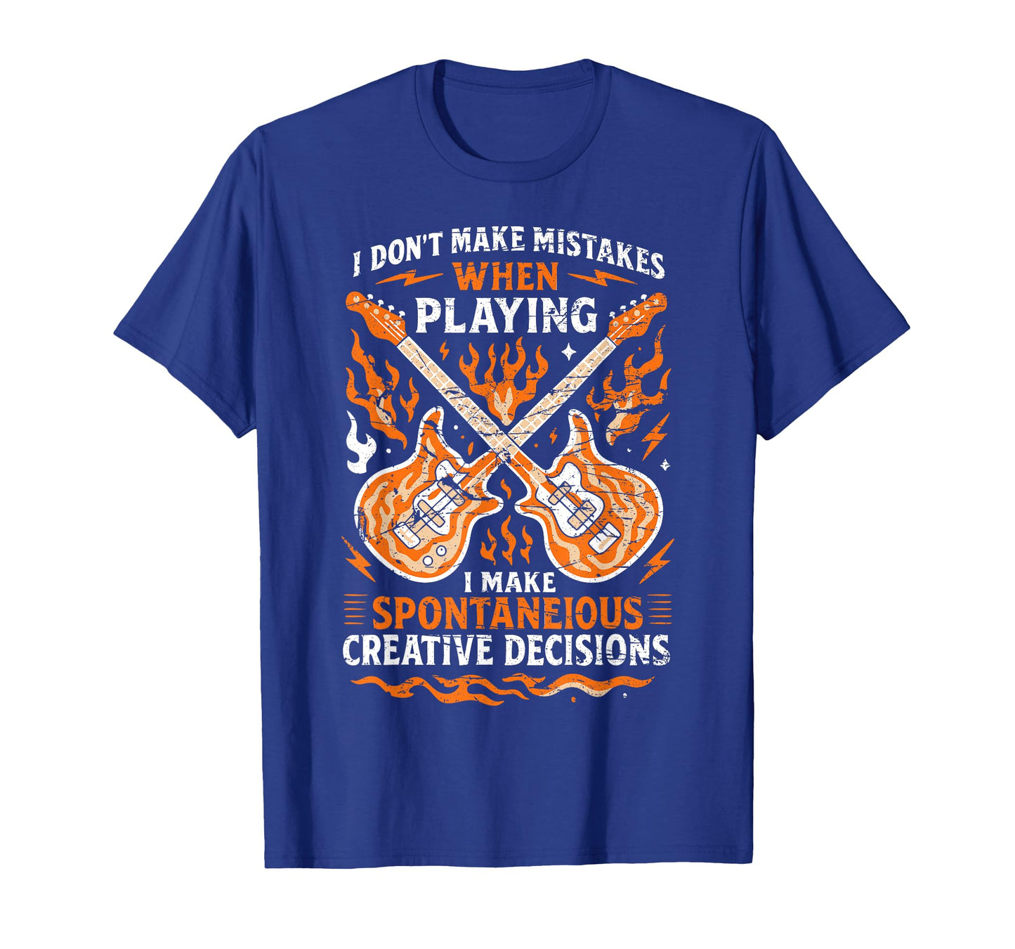 I Don't Make Mistakes Playing Bass - Bassist Bass Guitar T-Shirt