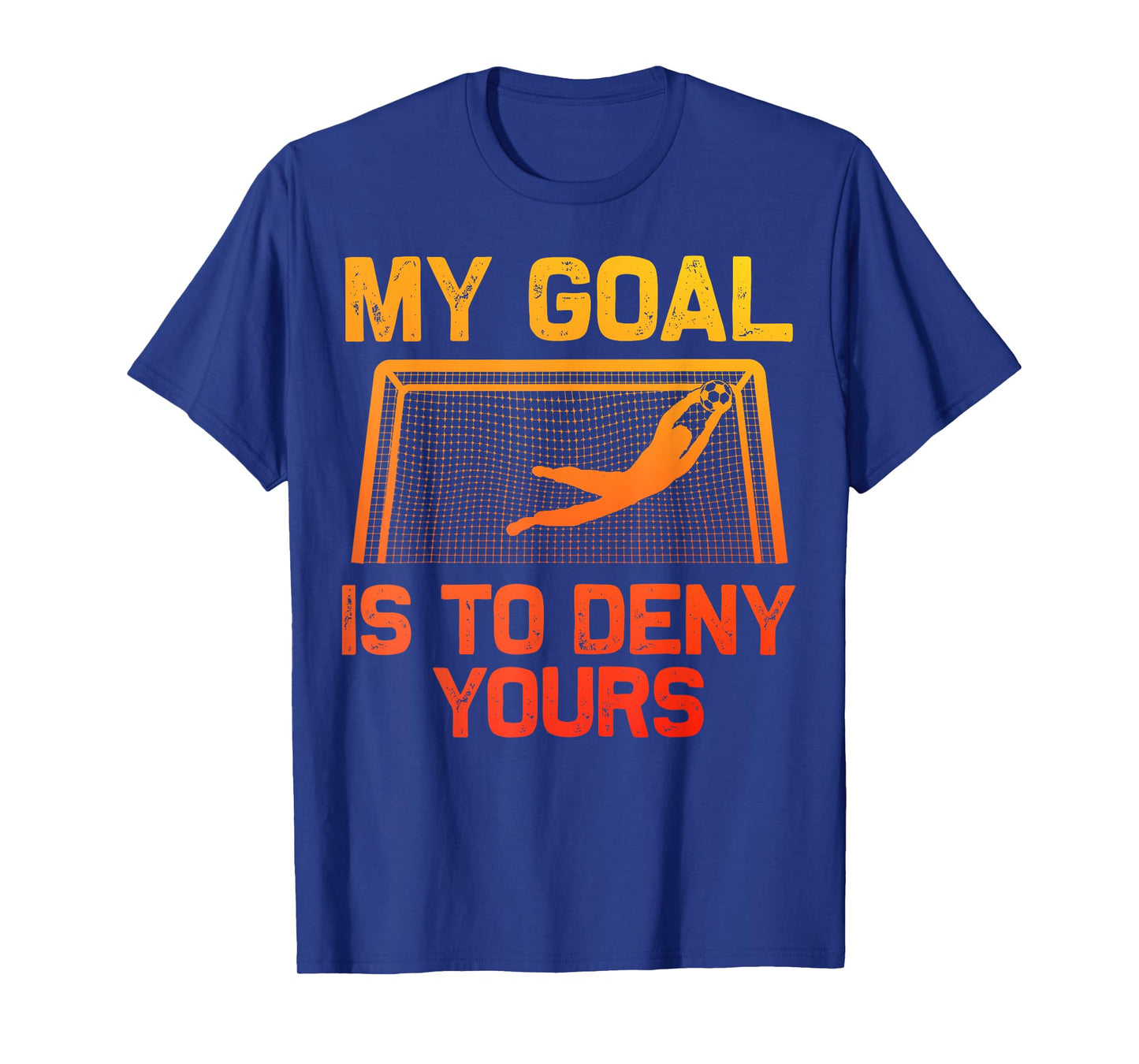 Soccer Goalie Art For Men Women Boys Girls Gag Soccer Player T-Shirt