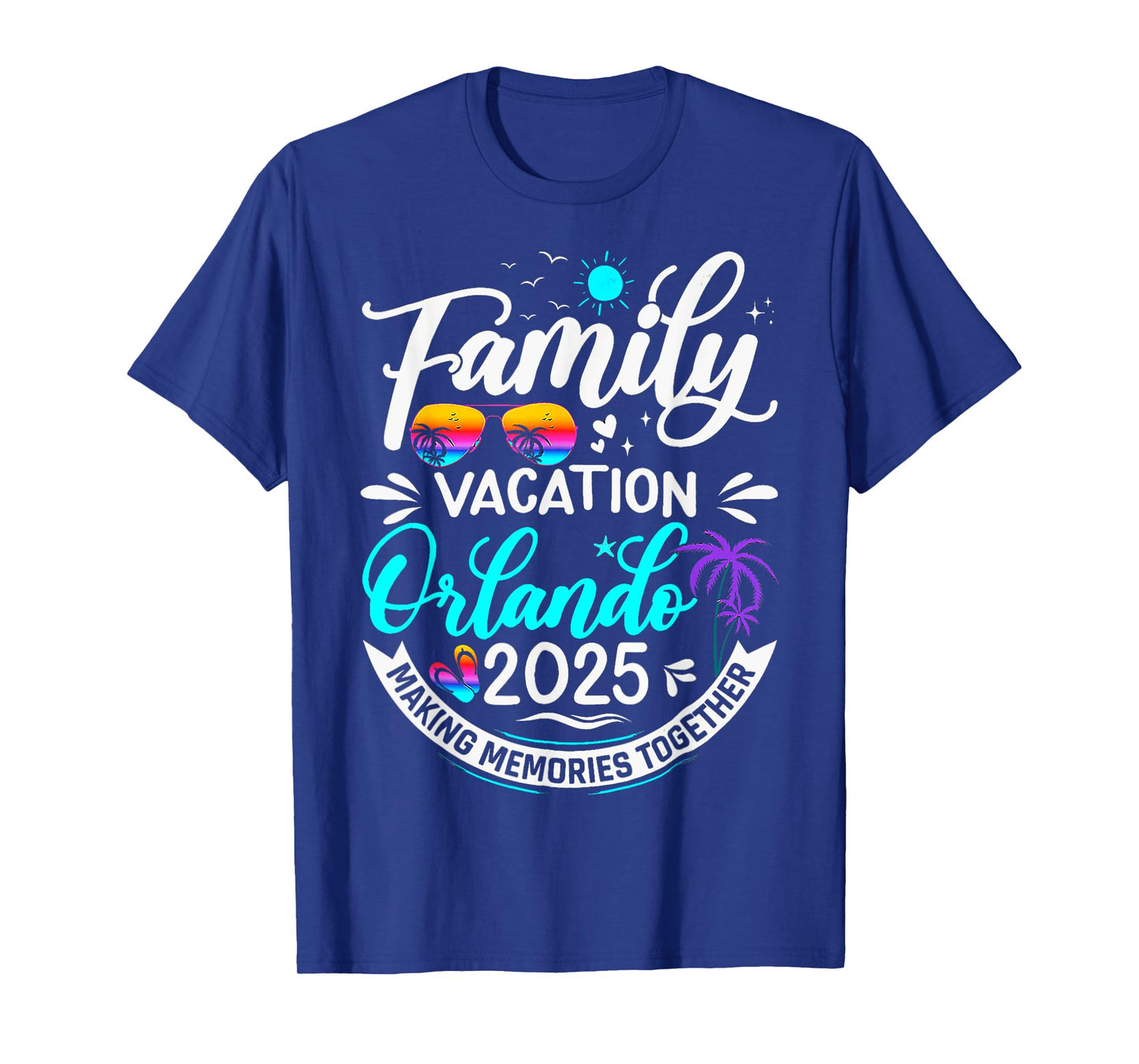 Family Vacation Orlando 2025 Beach Summer Vacation 2025 T-Shirt