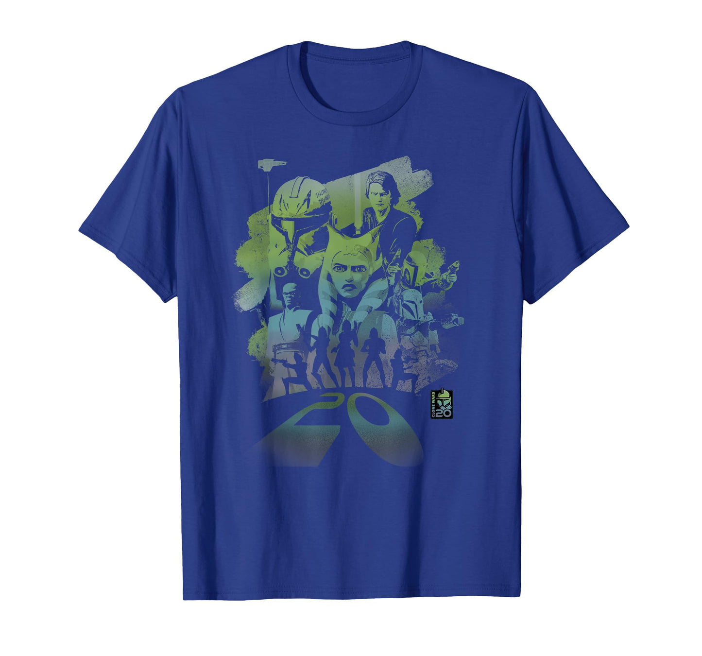 Star Wars Clone Wars 20th Anniversary Ahsoka and Captain Rex T-Shirt