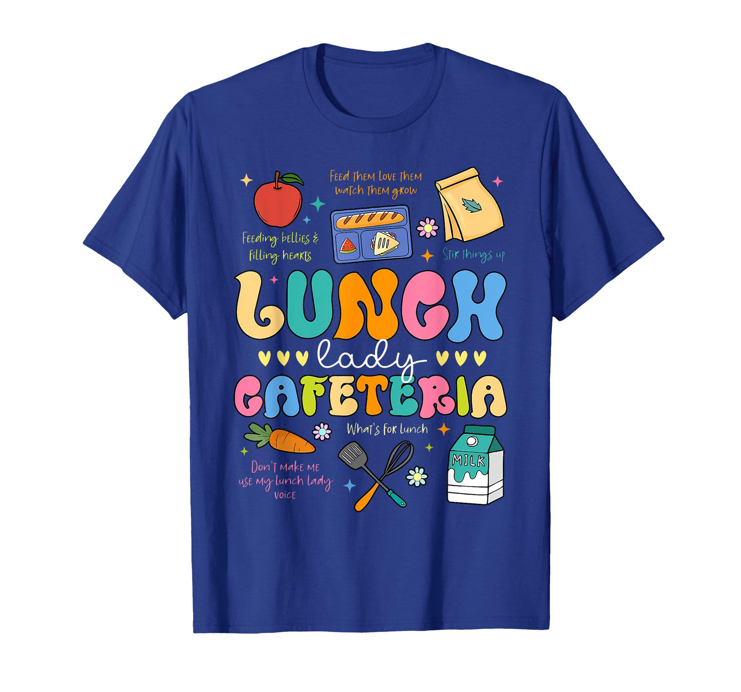 Lunch Lady Cafeteria Back To School First Day Of School T-Shirt