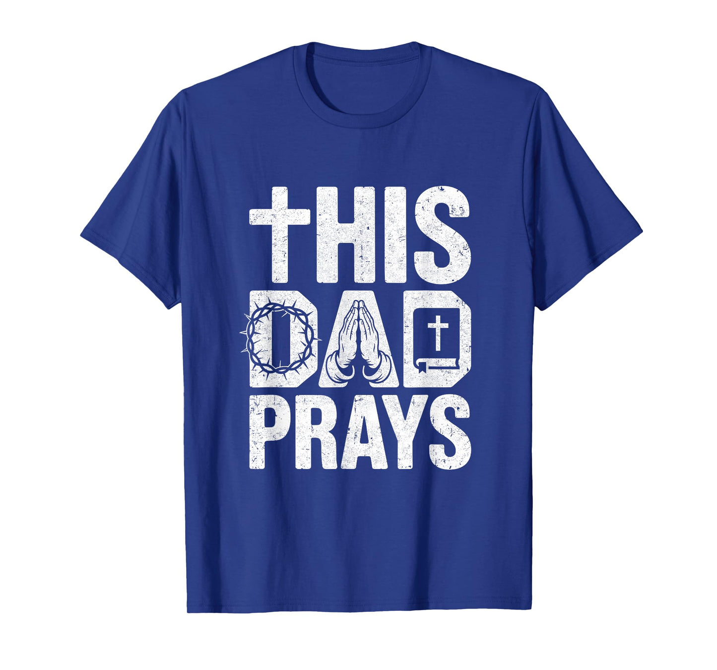 This Dad Pray Religious Vintage Father's Day Christian Daddy T-Shirt