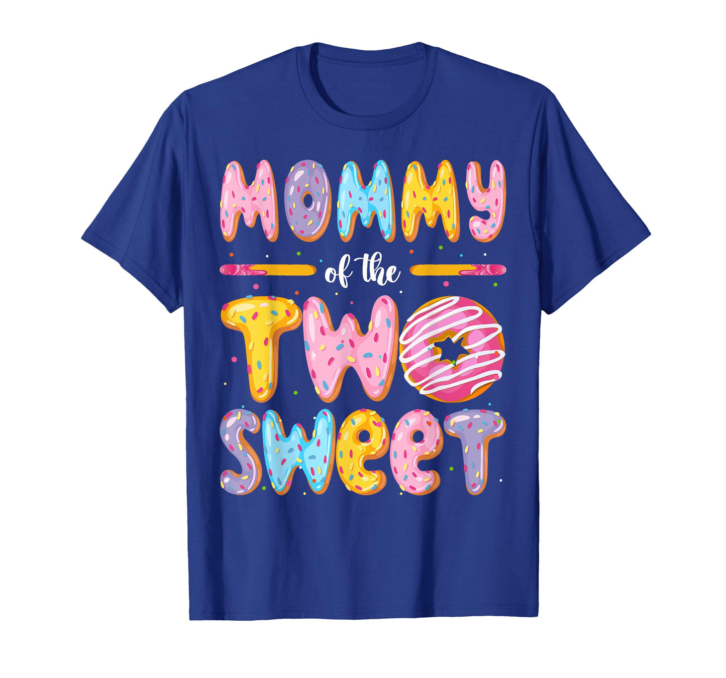 Mommy Of The Two Sweet Donut 2Nd Birthday Boy Girl T-Shirt