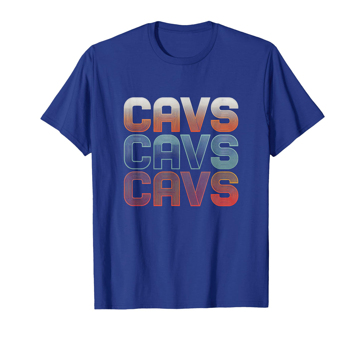 Love Heart Cavs Tee Grunge Vintage Style Black Cavs T-Shirt