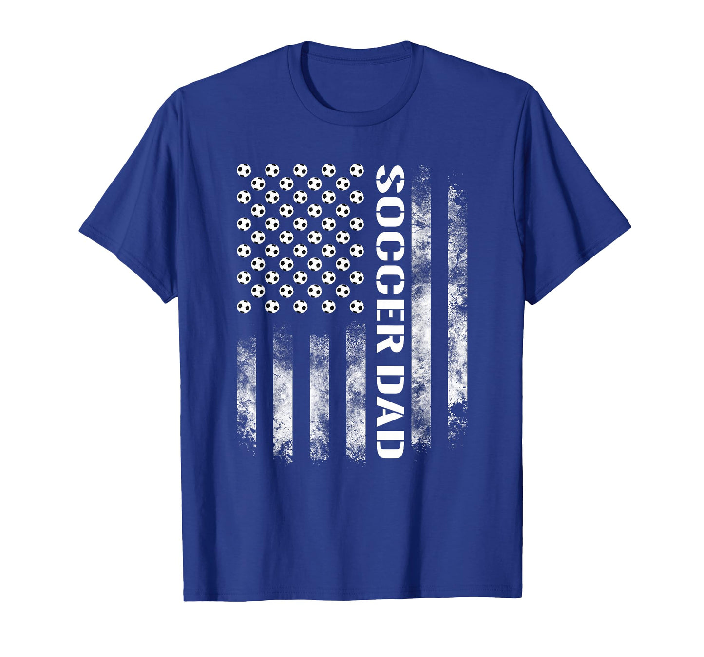 Soccer Dad Funny USA Flag Father's Day Gift T-Shirt