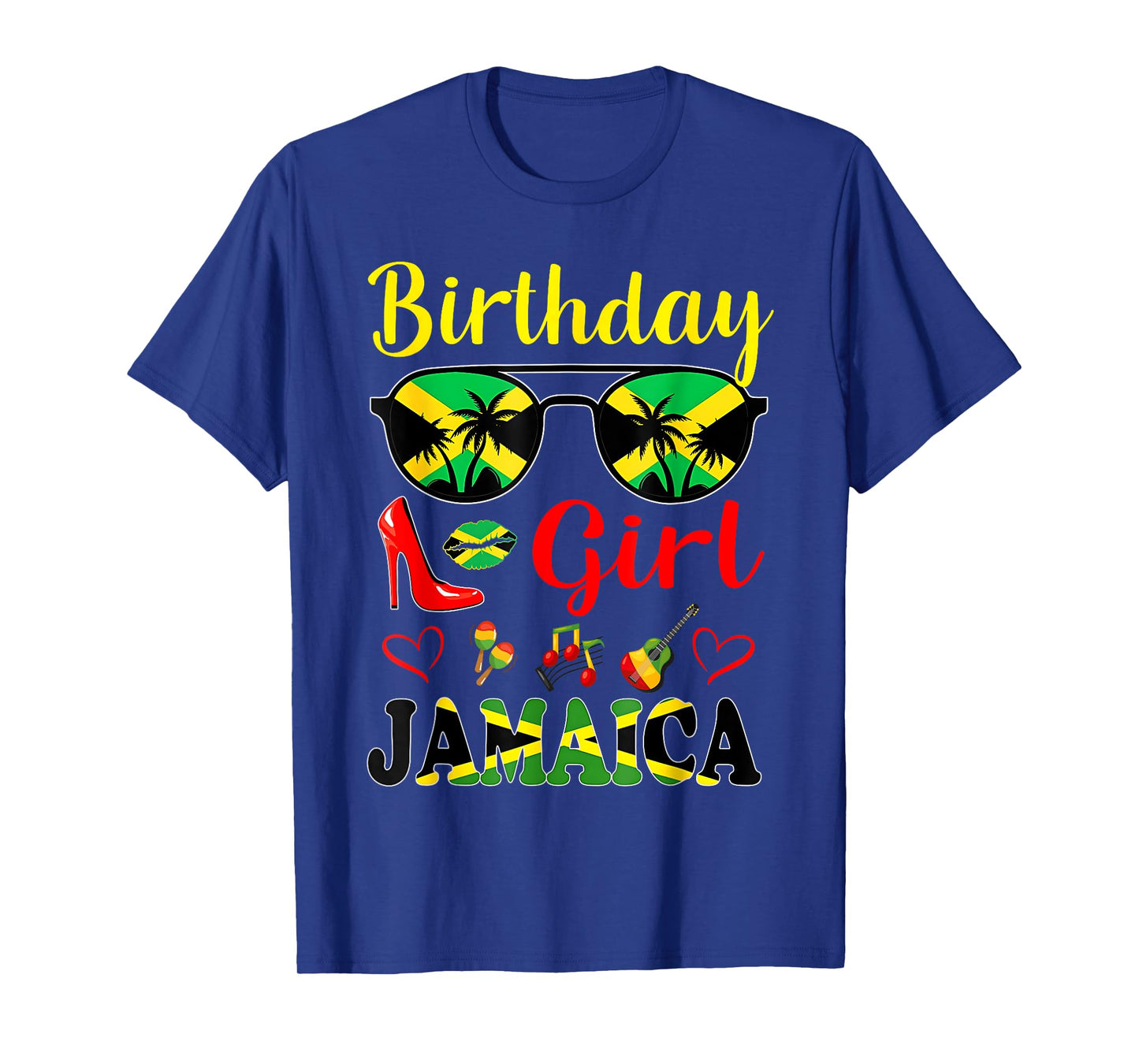 Jamaica Birthday Girls 2026 Birthday Party Squad Girls Trip T-Shirt