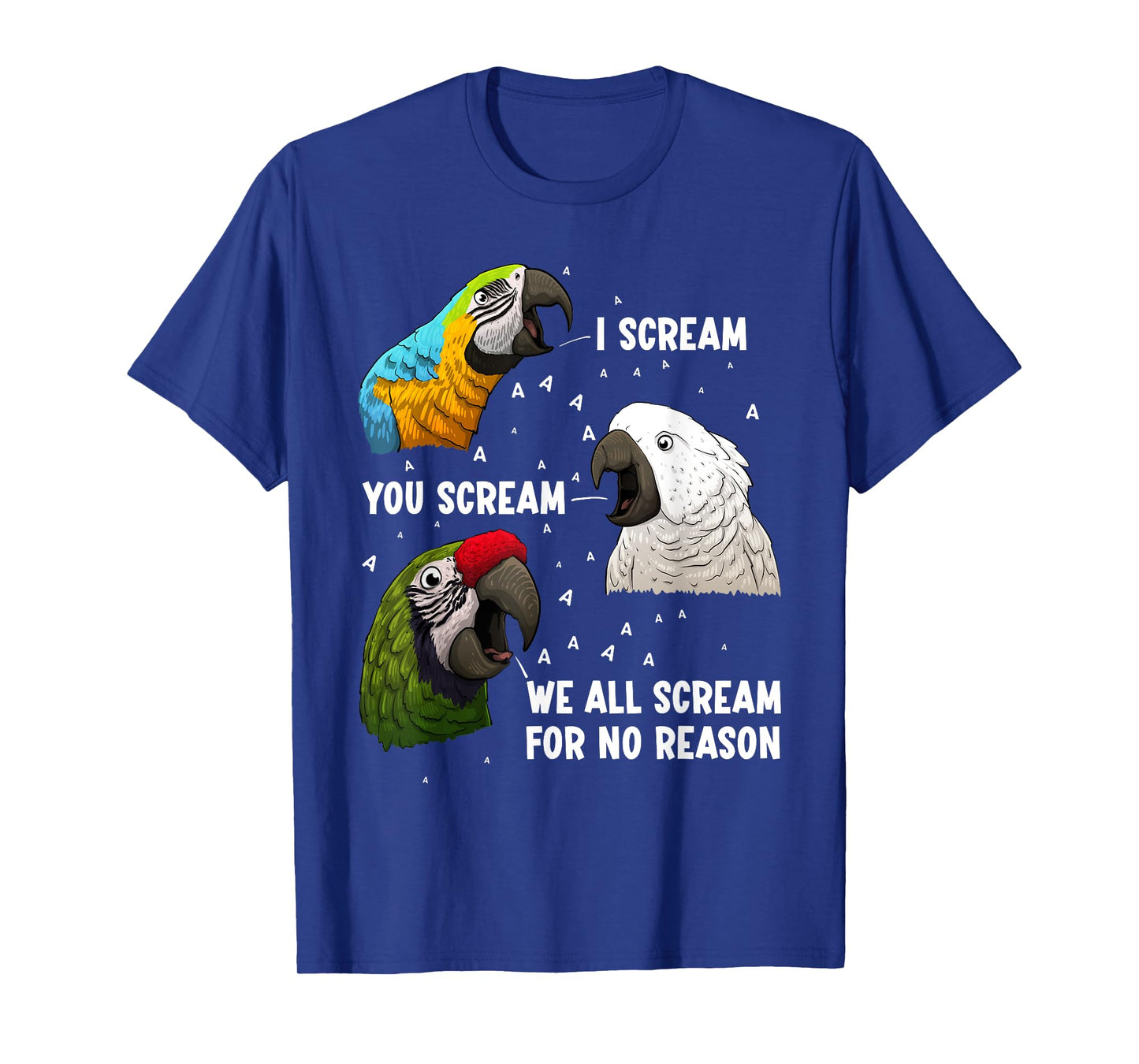 Cool Parrot Design For Men Women Macaw Bird Parrot Lover T-Shirt