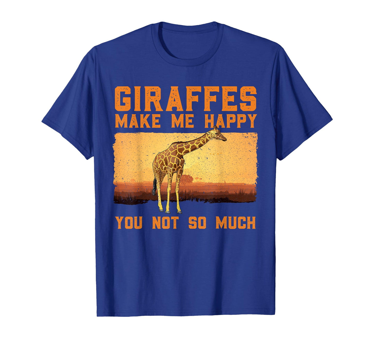 Cute Giraffe Design For Men Women Adult Safari Giraffe Lover T-Shirt