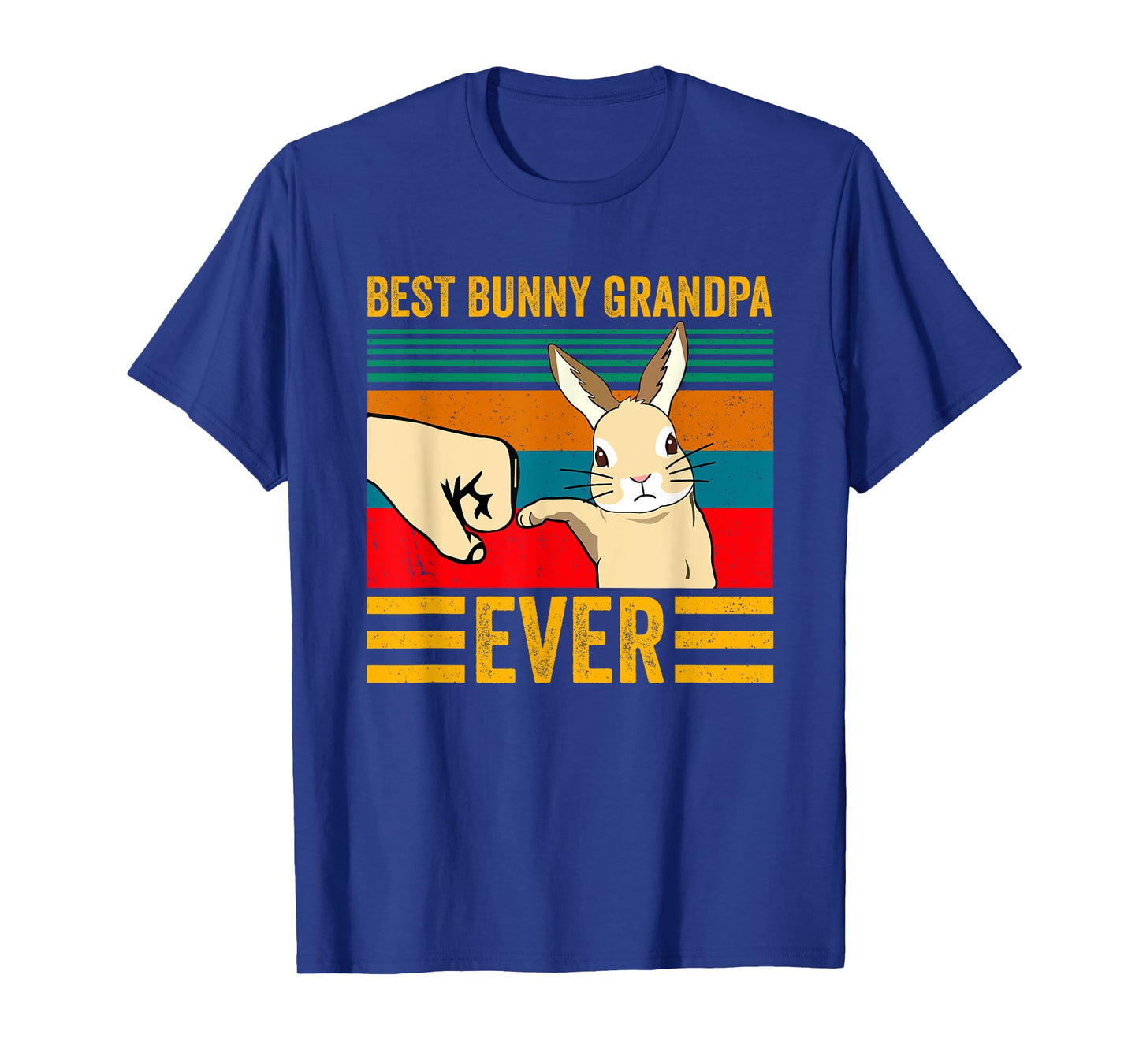Best Bunny Grandpa Ever Rabbit Lover Father Pet Rabbit T-Shirt