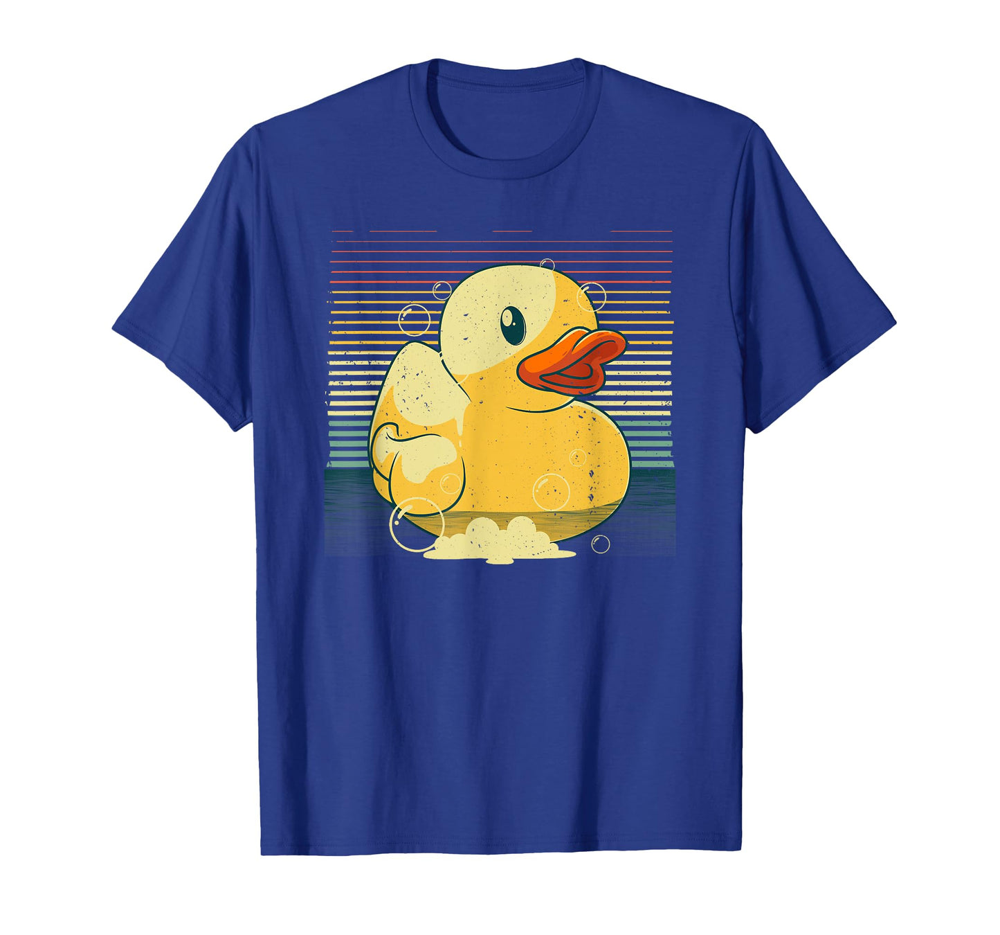 Vintage Rubber Duck Art For Kid Men Women Rubber Ducky Lover T-Shirt