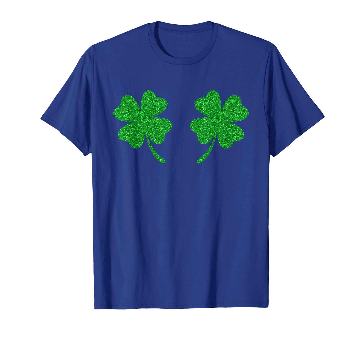Irish Lucky Shamrock Boobs Clover St Patricks Day Women Girl T-Shirt