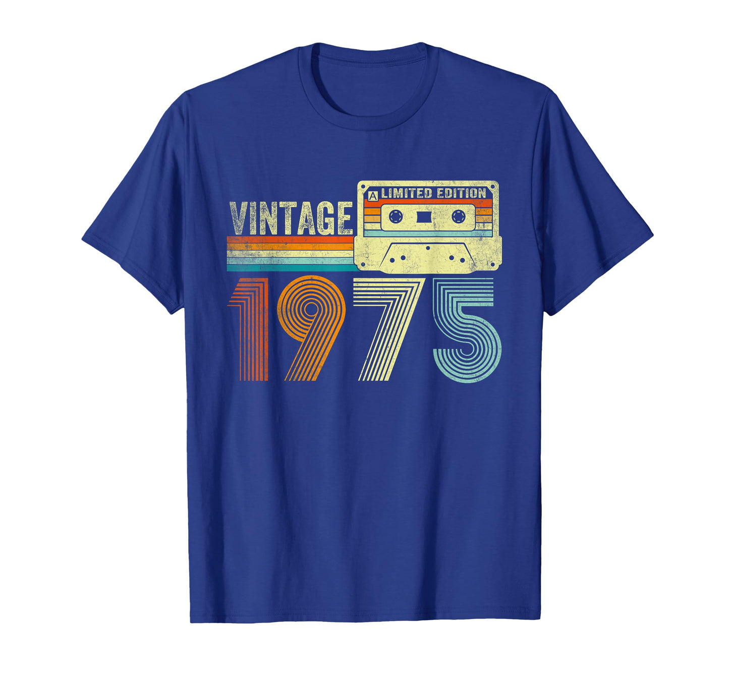 Vintage 1975 Cassette Tape 50th Birthday Gifts 50 Years Old T-Shirt