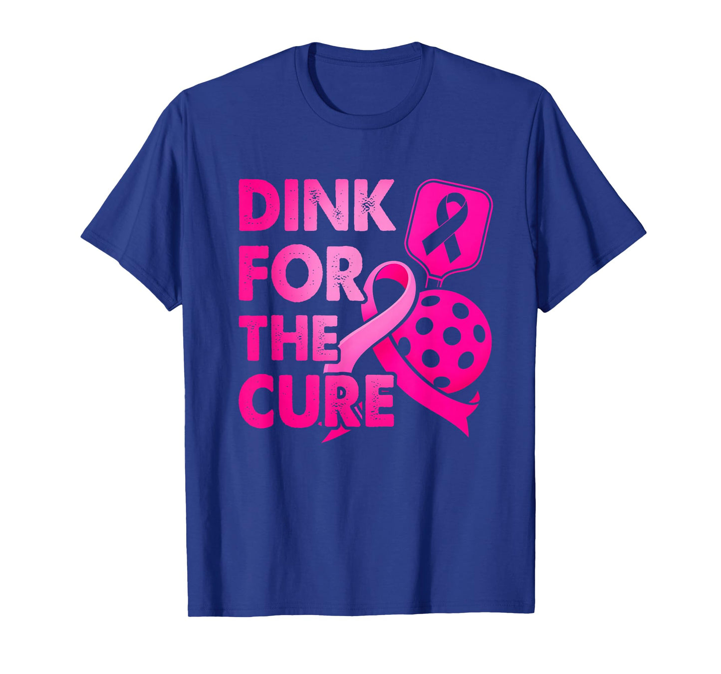 Pickleball Breast Cancer Awareness Pink Dink for The Cure T-Shirt