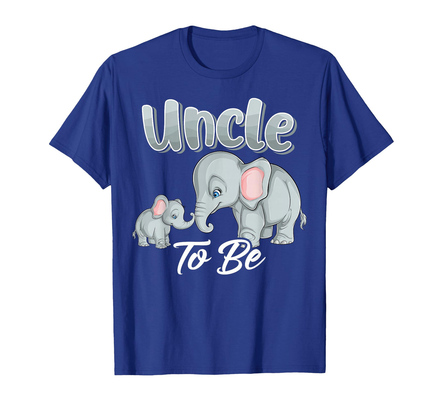 Soon Uncle To Be Elephants For Baby Shower Gender Reveal Men T-Shirt