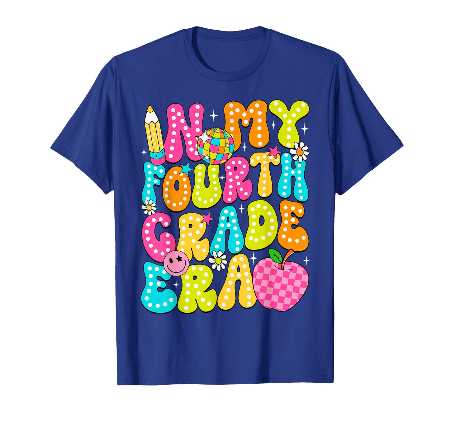 In My Fourth Grade Era 4th Grade Girl Teacher Back To School T-Shirt