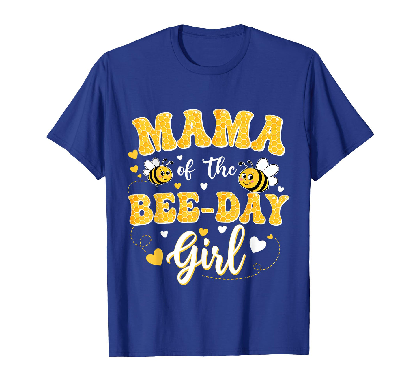 Mama Of The Bee Day Girl Birthday Family Matching Party T-Shirt