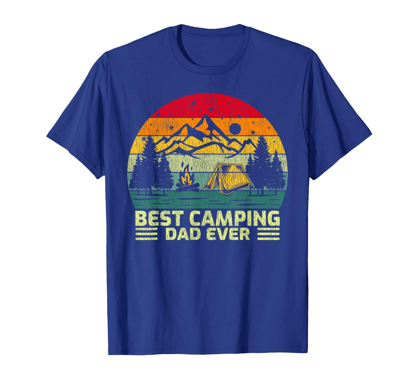 Funny Vintage Best Camping Dad Ever Father's Day T-Shirt
