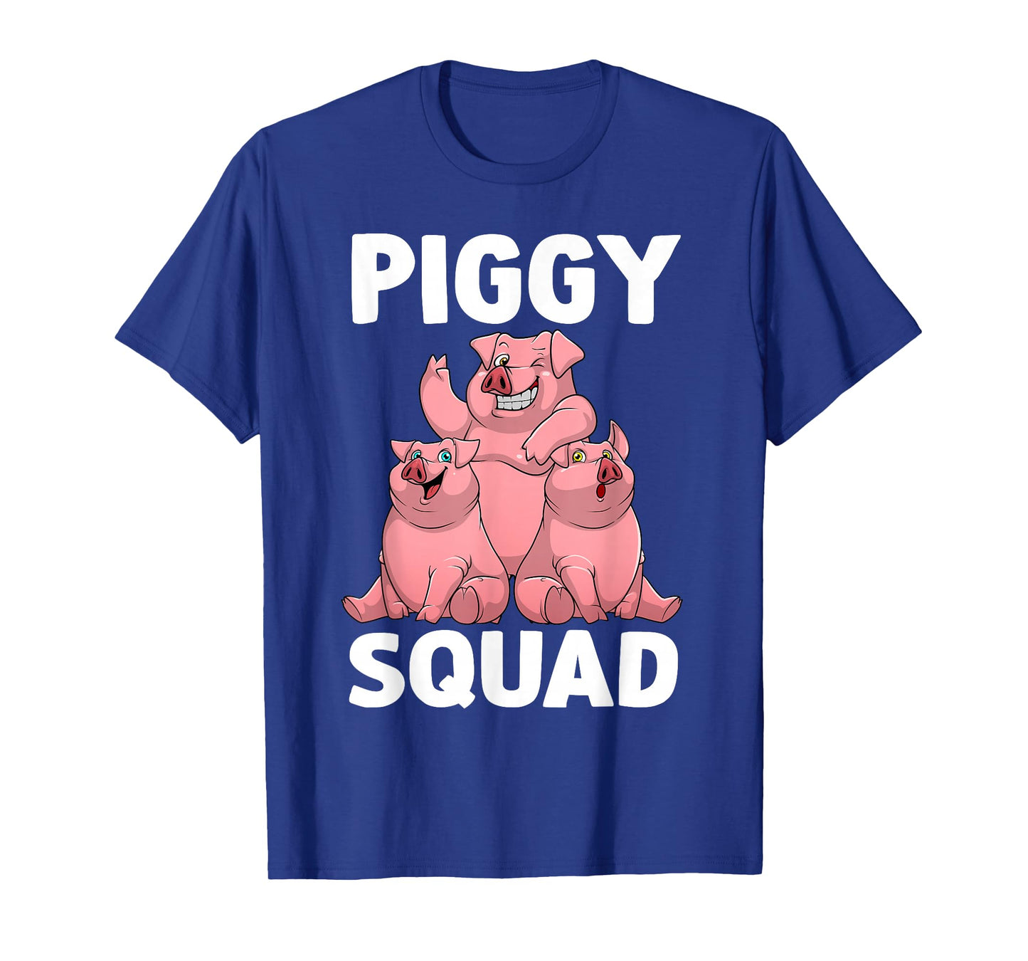 Funny Pig Lover Art For Men Women Kids Piggy Squad Swine Pig T-Shirt