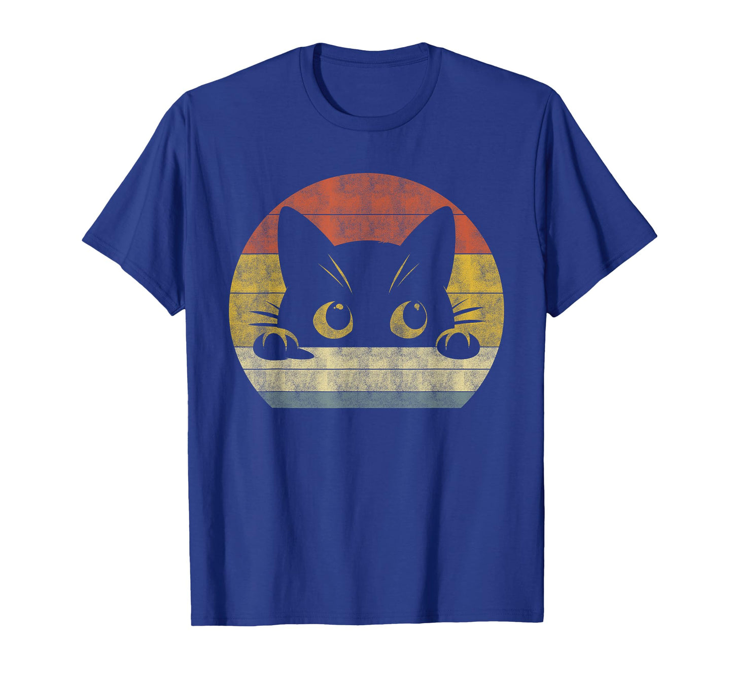 Cute Cat Shirt Retro Cat Owner Funny Cat Lovers T-Shirt for Men Women Kids
