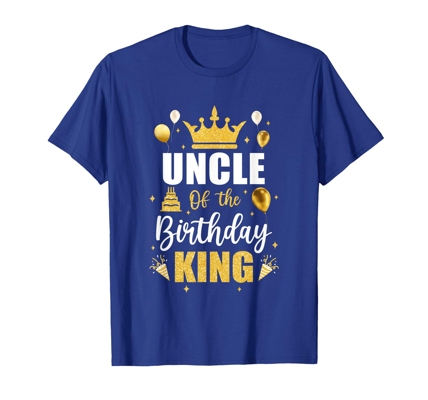 Uncle Of The Birthday King Boys Men Bday Party For Him T-Shirt