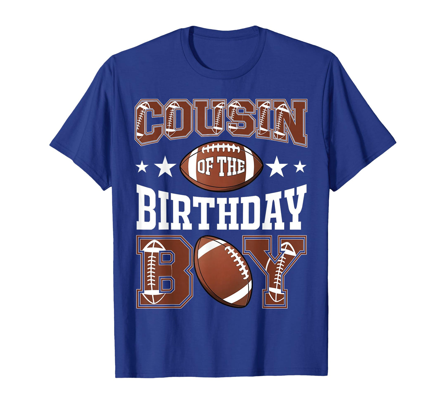 Cousin Of The Birthday Boy Football Game Day T-Shirt