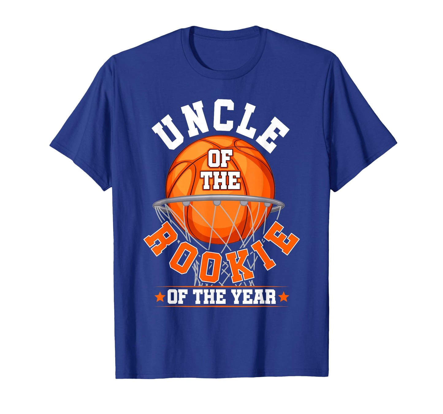 Uncle of Rookie 1st Birthday Basketball Family Matching T-Shirt