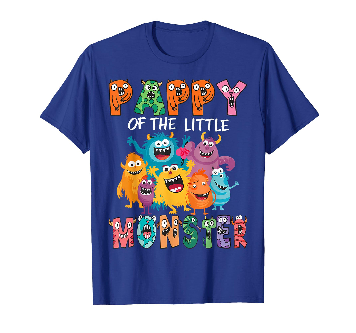 Pappy Of The Little Monster Kids 1St Birthday Party T-Shirt