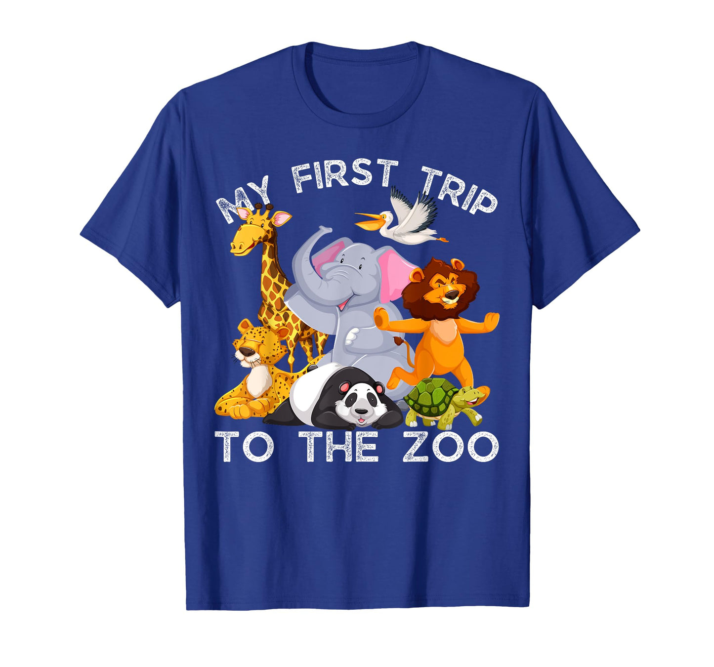 My First Trip Wild and Zoo Safari Jungle Birthday Party T-Shirt