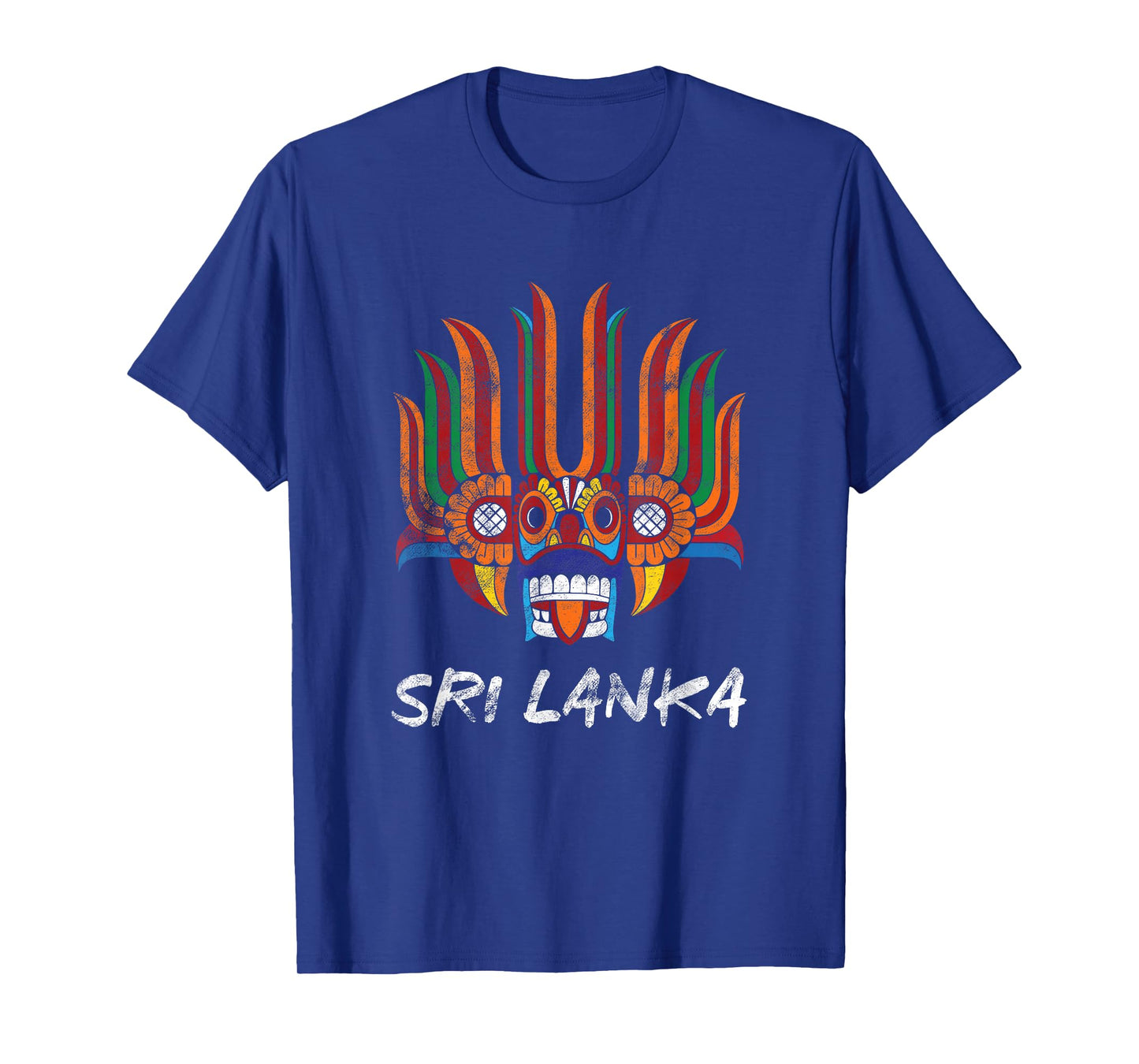 Sri Lanka Holiday Sri Lankan Tribal Festival Mask T-Shirt