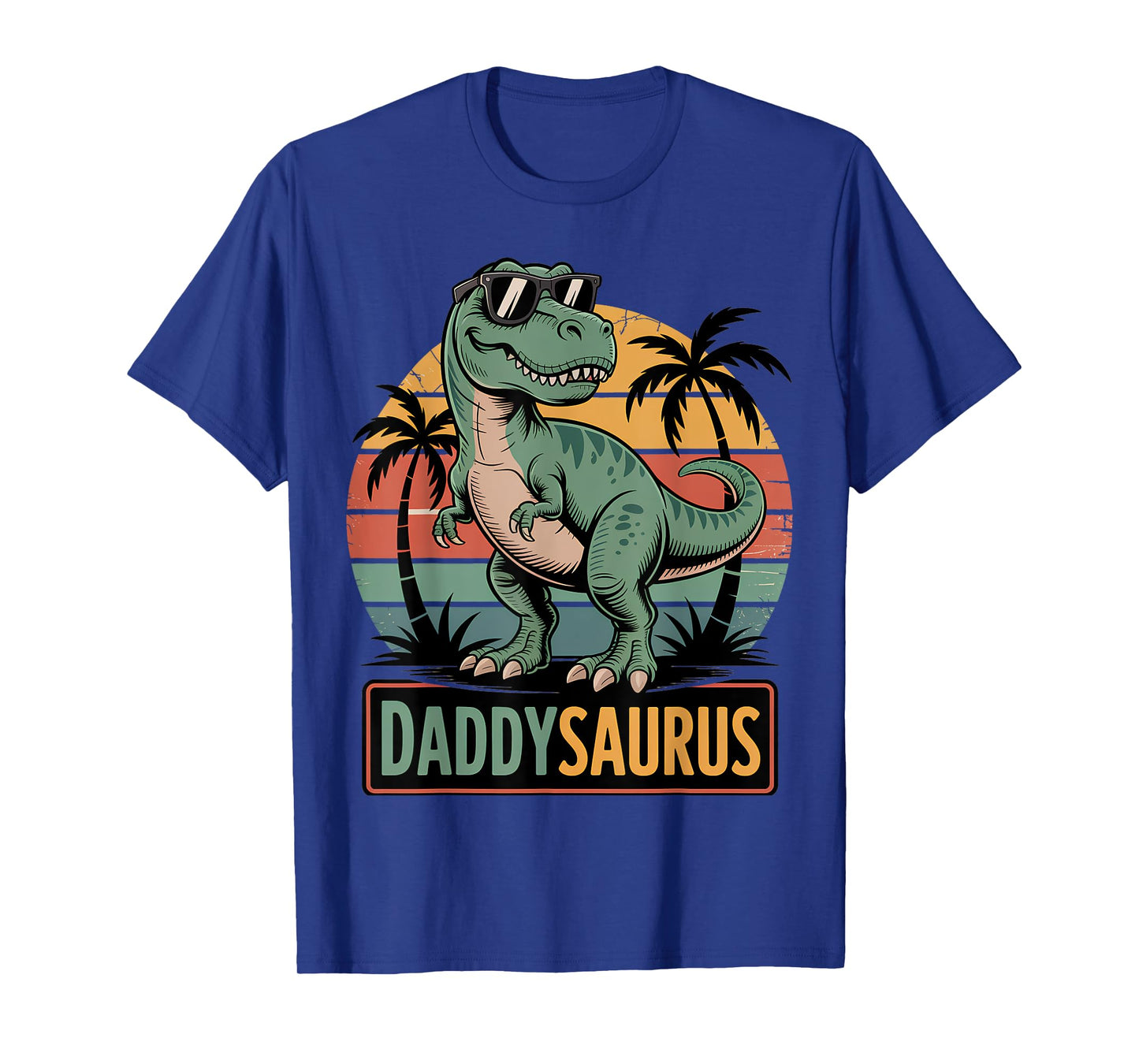 Daddysaurus T Rex Dinosaur Daddy Saurus Family Matching Dad T-Shirt