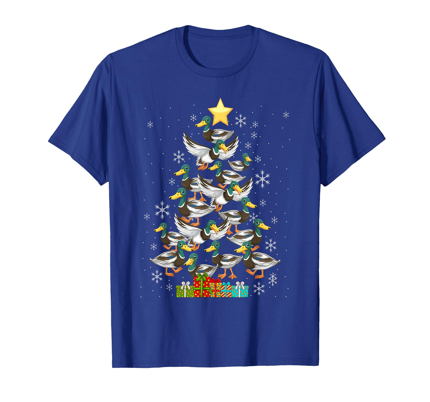Mallard Duck Christmas Tree Costume Duck Lover T-Shirt