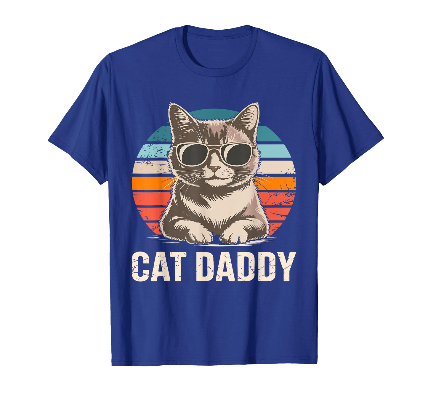 Cat Daddy Shirt Men Cat Lover Dad Fathers Day T-Shirt