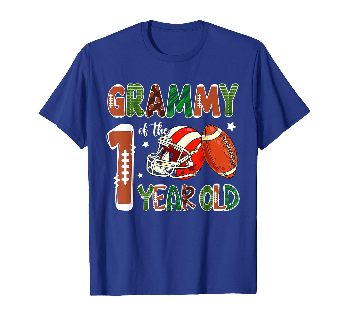 Grammy Of The 1 Year Old Football Themed 1st Birthday Party T-Shirt