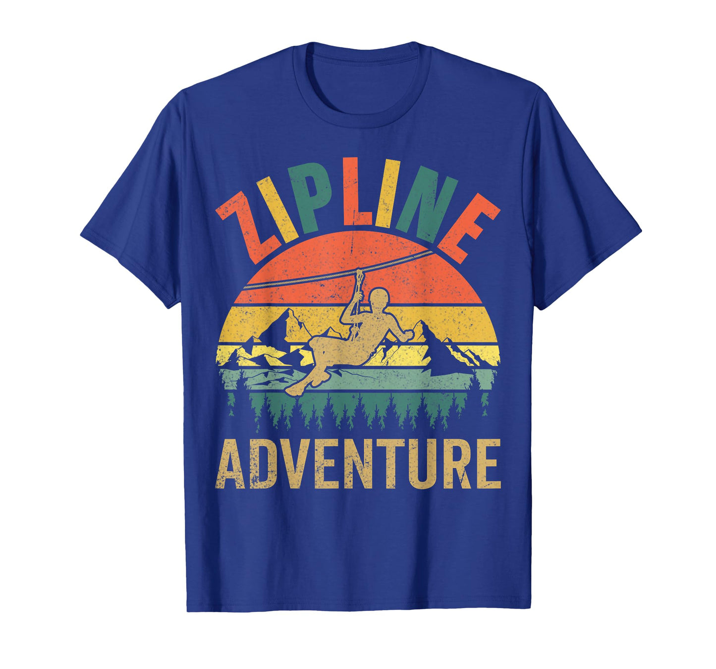 Retro Zipline Adventure - Vintage Ziplining Gifts Zipliner T-Shirt
