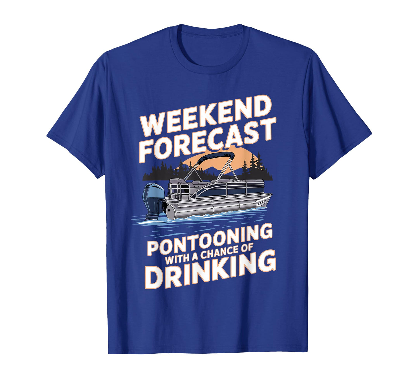 Funny Pontoon Captain Art For Men Women Pontoon Boat Captain T-Shirt
