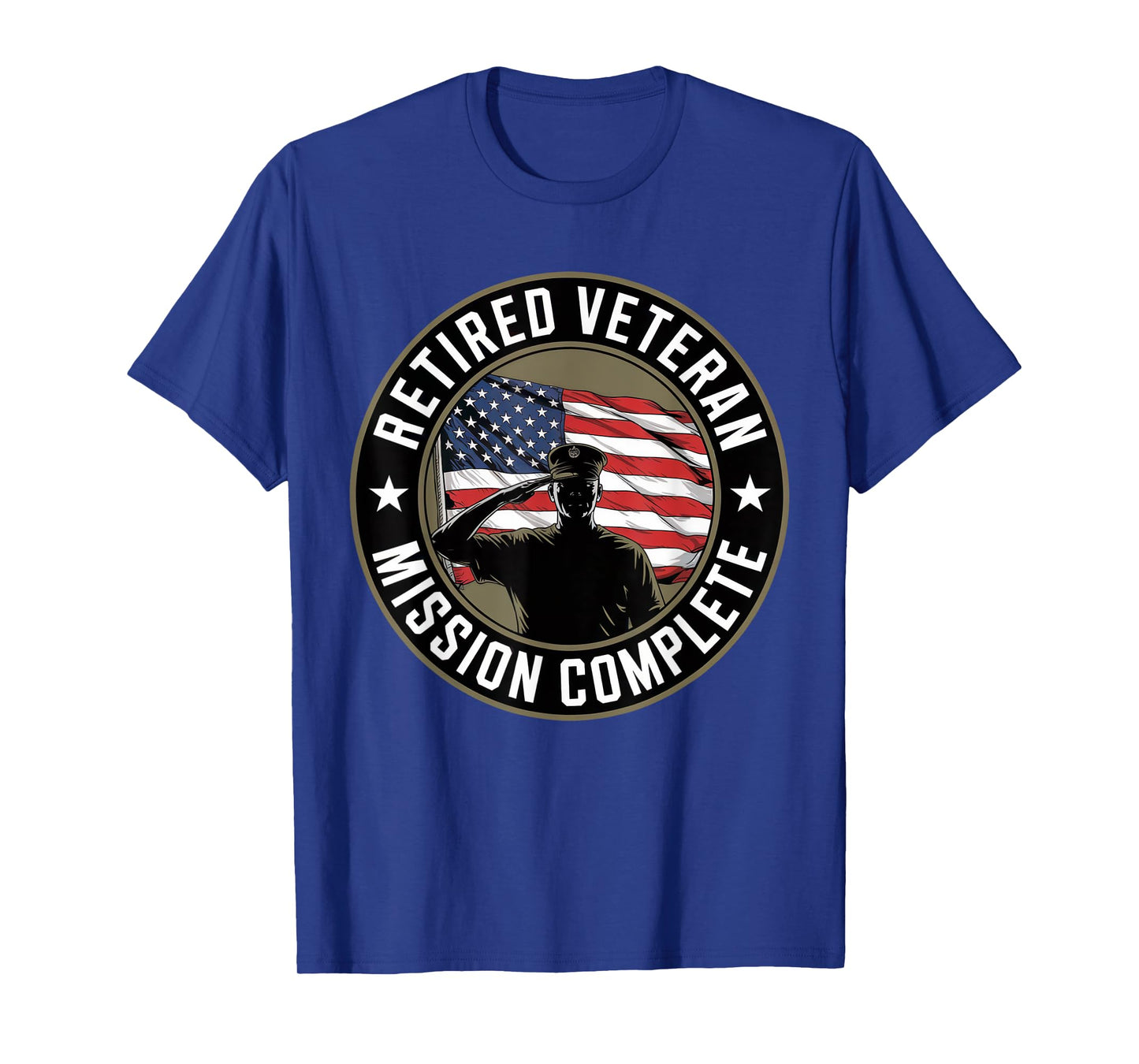 Patriotic Retired Veteran Day Proud US Army Vintage American T-Shirt