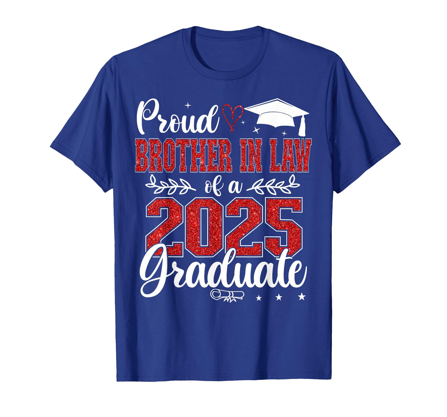 Proud Brother In Law Of A Class Of 2025 Graduate Senior T-Shirt