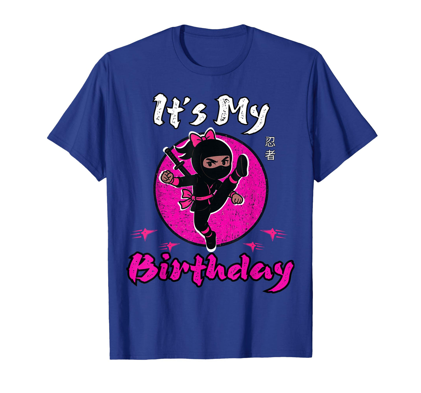 It's My Birthday Ninja for Girl Funny Girl Ninja Birthday T-Shirt