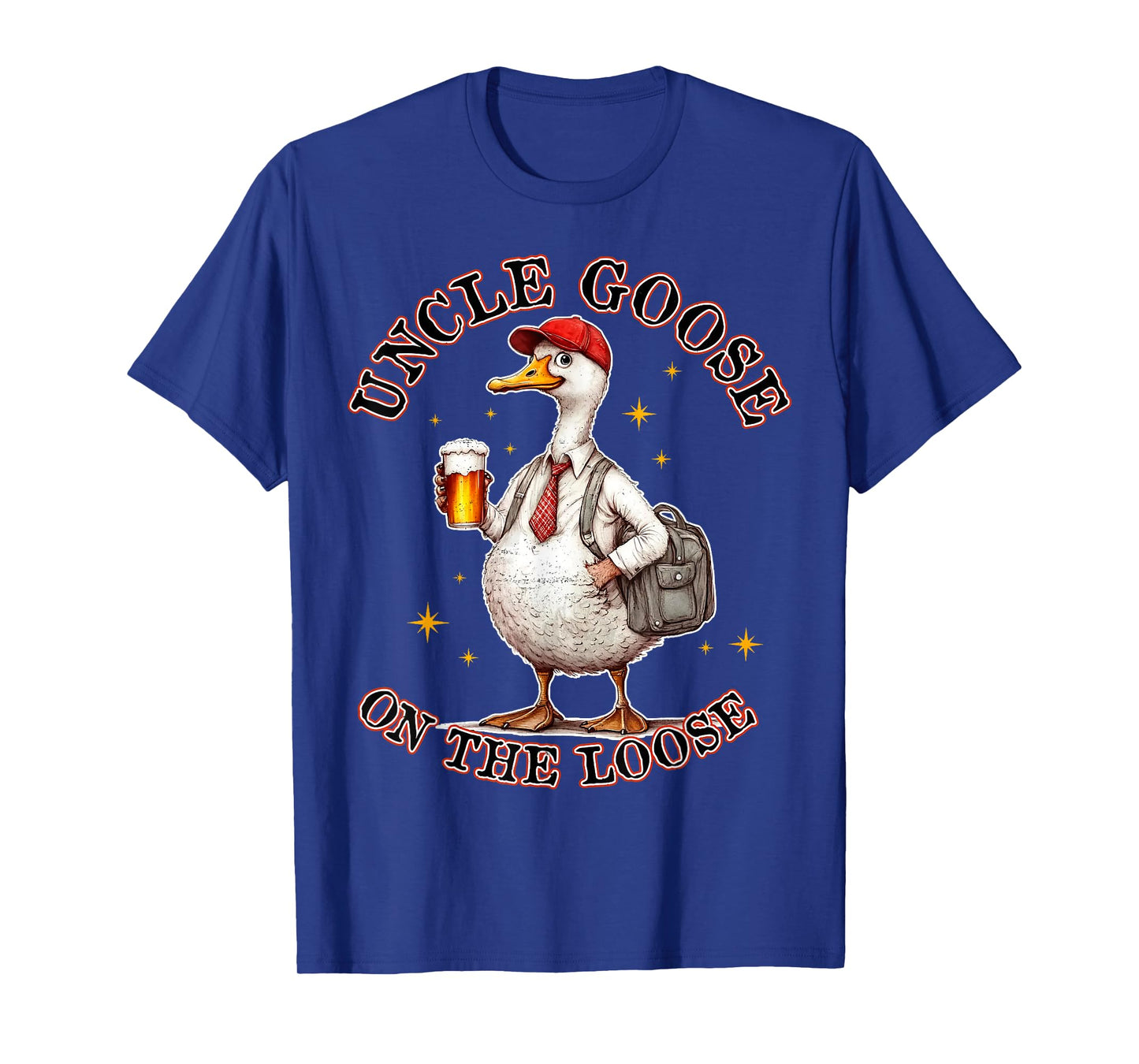 Uncle Goose On The Loose Silly Goose Dad Pregnancy Matching T-Shirt