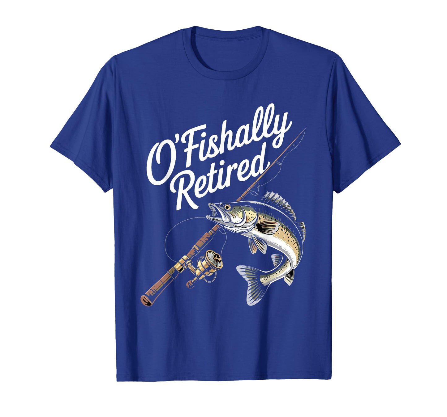 Ofishally Retired Fishing Retirement Finshing For Men Dad T-Shirt