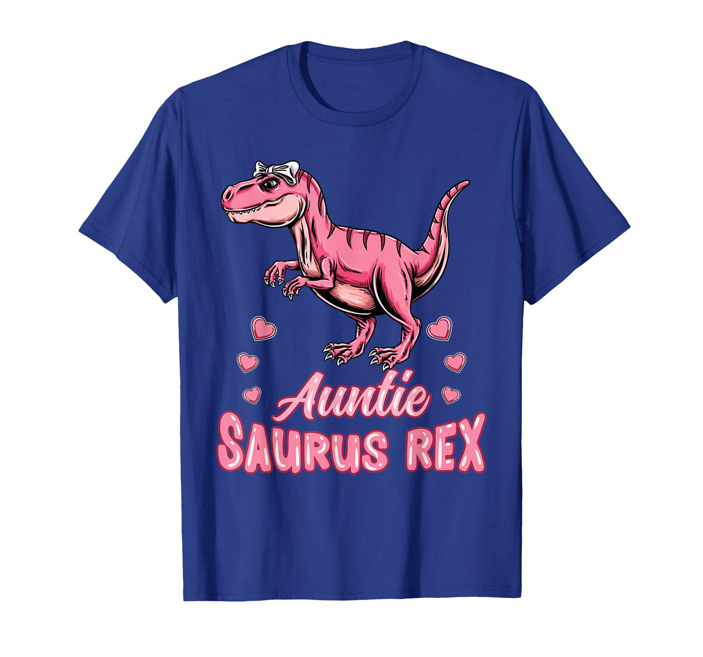 Auntie Saurus Rex Auntiesaurus Dinosaur Family T-Shirt
